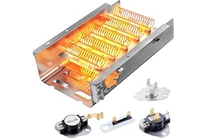 SUMNEW Upgraded 279838 Dryer Heating Element Kit, 5400W 240V, Compatible with Whirlpool, Kenmore, Maytag, Roper, Estate, Inglis, KitchenAid, Crosley, Amana etc.