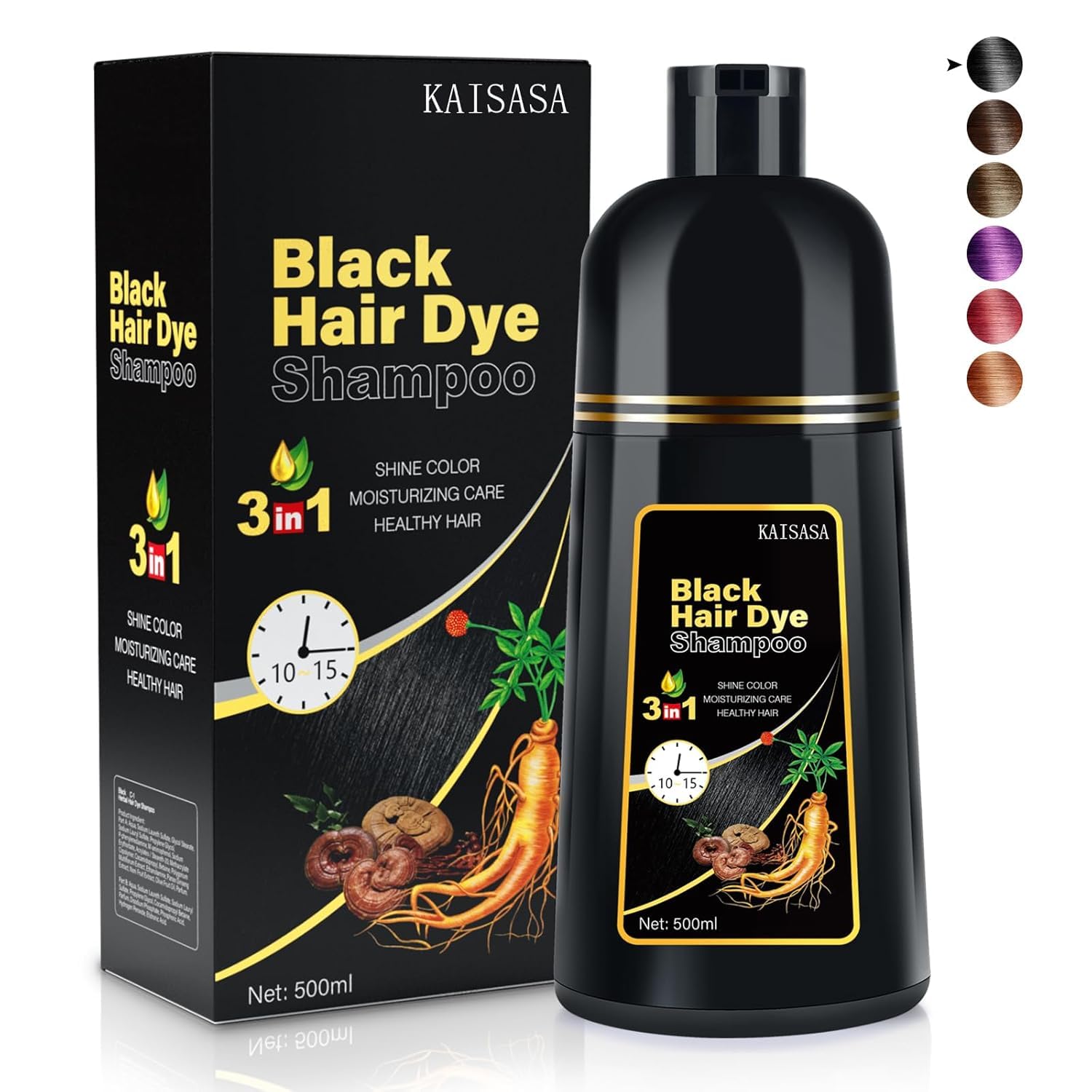 Kaisasa Hair Dye Shampoo