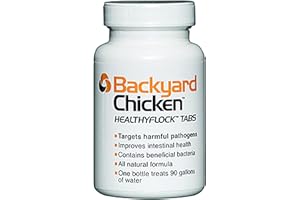 DBC AGRICULTURAL PRDTS Backyard Chicken Healthyflock Tabs, 90 Tabs, Treats 90 Gallons of Water