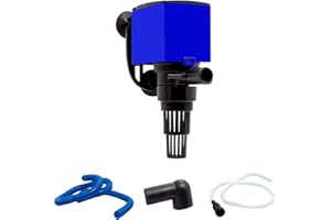 Aqua Dream 475 GPH Submersible Pump(1800L/H,25W) Quiet Internal Aquarium Powerhead Water Pump 3-in-1 Functionality Circulatio