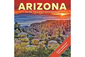 Willow Creek Press, Arizona Travel and Events 2025 Wall Calendar