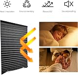 Maritown Temporary Blackout Blinds No Drill Stick-On Curtains 60x150 180 cm view 2