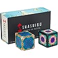 SHASHIBO Shape Shifting Box Bundle- Award-Winning, Patented Fidget Cube w/ 36 Rare Earth Magnets - Transforms Into Over 70 Shapes - Explore The Earth Moon Connection (Earth - Moon 2 Pack)