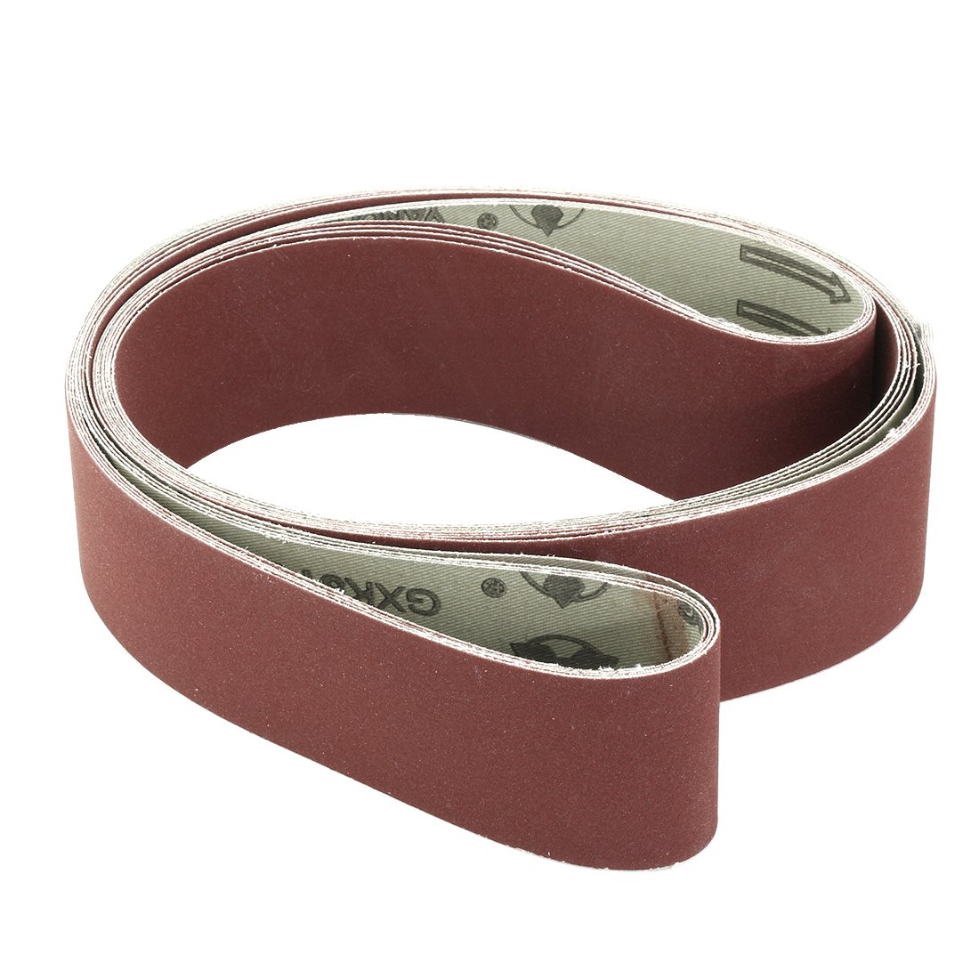 Sourcingmap 2-Inch x 72-Inch Aluminum Oxide Sanding Belt 320 Grits Sandpaper Lapped Joint for Belt Sander 4pcs