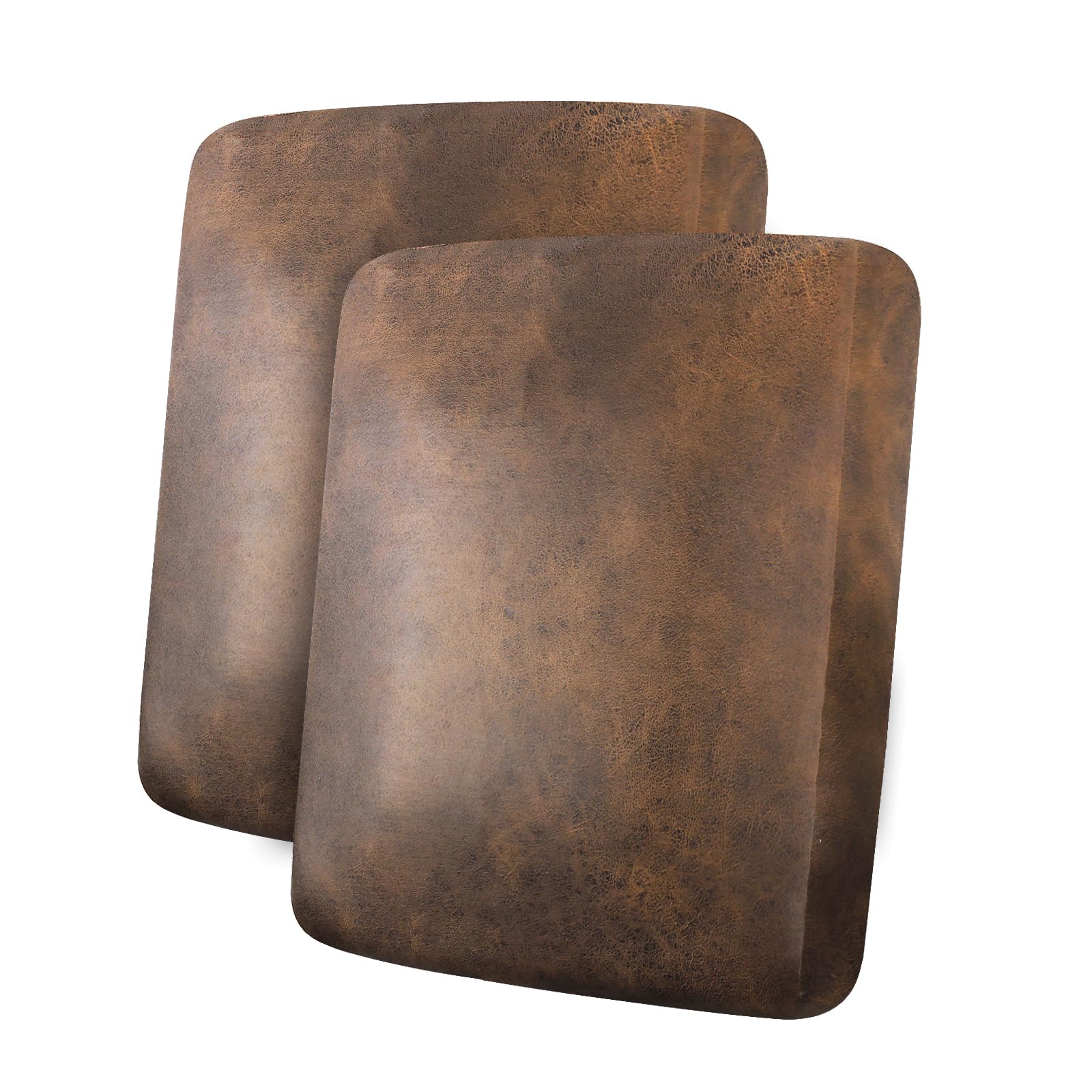 Photo 1 of ANARACHON Leather Look Couch Cushion Covers Sofa Seat Slipcovers Sets Couches Furniture Protector for Sectional Armchair Loveseat Pets Kids Stretch Spandex Fabric (2 Cushion Sofa, Dark Brown)
