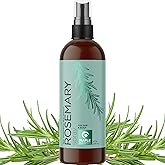 Rosemary Water Spray for Hair & Scalp - Biotin Rosemary Rice Water Spray with Nourishing B Vitamins Ginseng Extract and Peppermint Oil - Dry Hair & Scalp Treatment - Vegan & Cruelty-Free (8 Fl Oz)