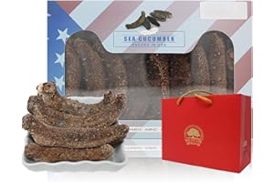 DABC OAK LAND DOL Wild Alaska Red Sea Cucumber 野生阿拉斯加紅海參 （Dried Sea Cucumber）- in Box (Large 16oz/box)