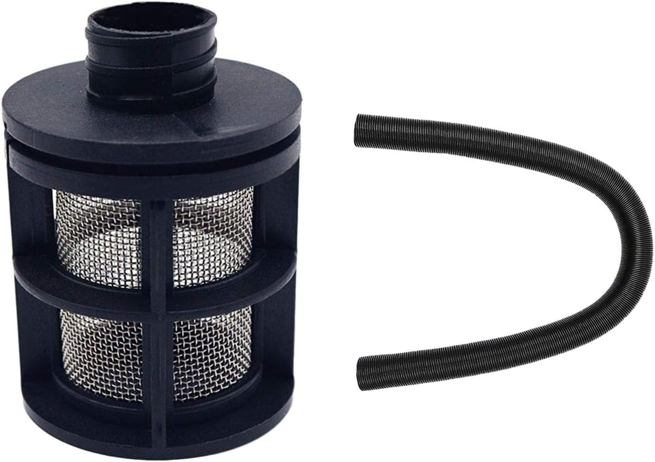 ershixiong filtro de admisión de 25 mm, silenciador, calentador, filtro de aire, accesorios de calentador Dometic Eberspacher adecuados para calentador estándar Webasto / diésel