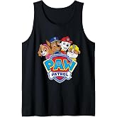 Paw Patrol Group with Logo Sleeveless Tank Top