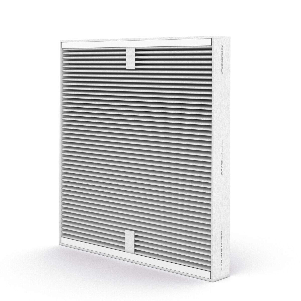 Stadler Form Dual Filter H12, compatible with Roger little air purifier, long life up to 1 year, easy filter change, combined HEPA H12 and activated carbon filter