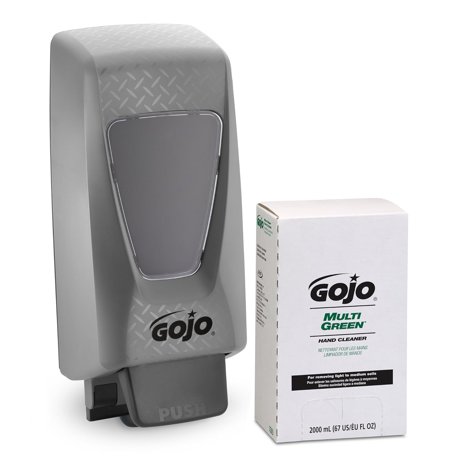 GOJO 7265D2 PRO TDX Multi Green Hand Cleaner and Dispenser Starter Kit