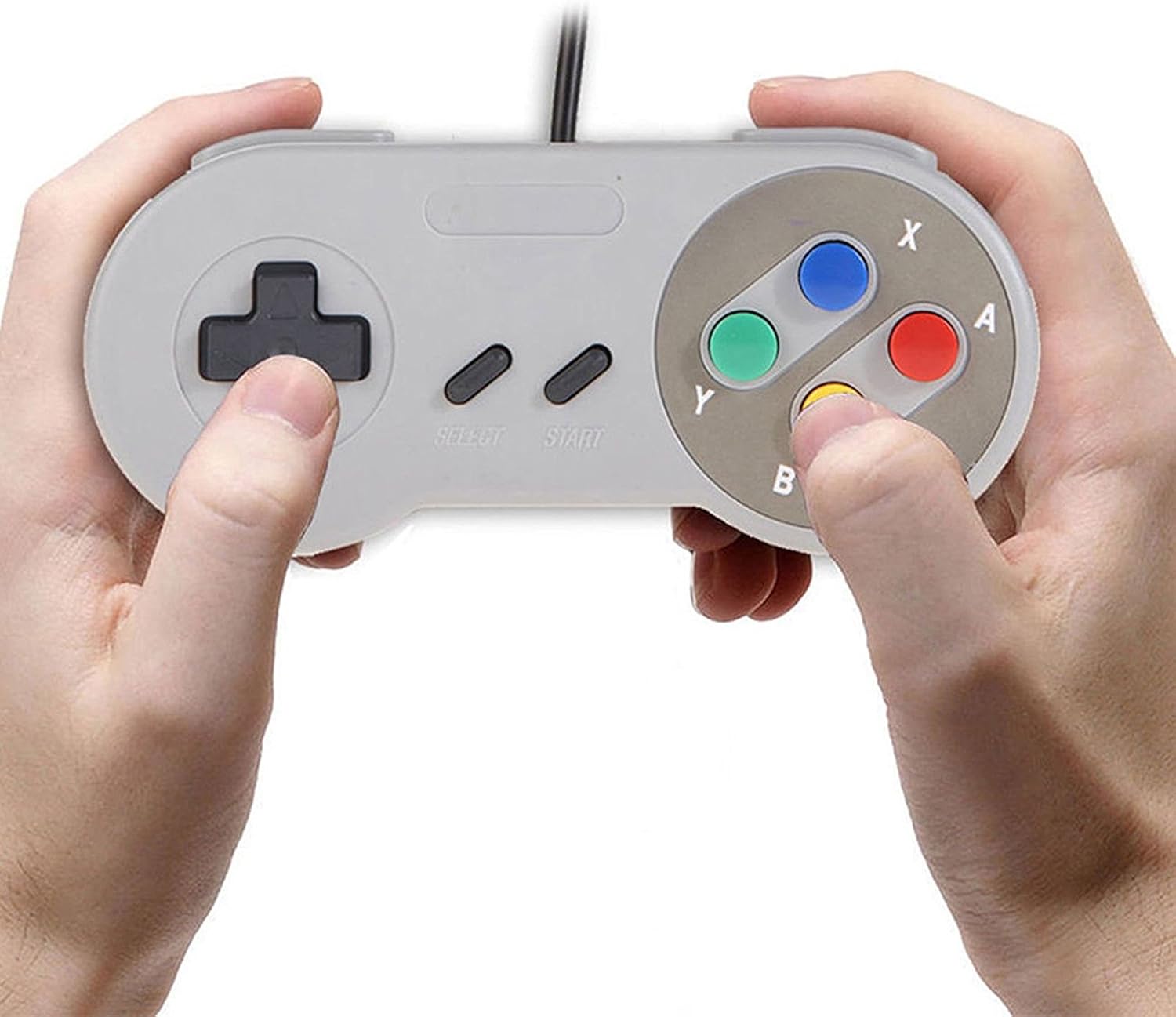 Veanic 2-Pack Replacement Controller Gamepad for SNES - Original Super Nintendo Entertainment System: Computers & Accessories