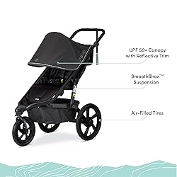 BOB Gear Alterrain Jogging Stroller, Melange Black