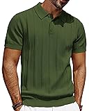 PJ PAUL JONES Mens Knit Polo Shirt Textured Knitted