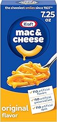 Kraft Mac and Cheese, 1 Box, for Easy Dinner or Dinner Sides, Original Flavor, No Artificial Flavors, Preservatives or Dyes, 