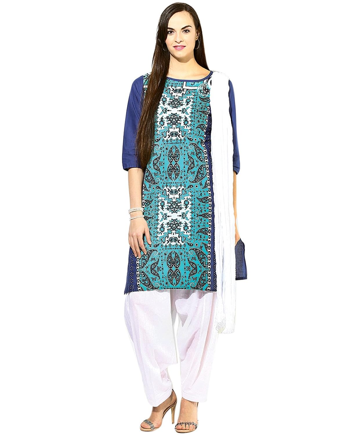 jaipur kurti women's straight salwar suit