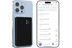 64GB Digital Voice Recorder: Call Recording Device with Playback & Headphones, EVISTR Magnetic Audio Tape Recorder for Meetings Lectures, 55 Hours Continuous Recording & 400 Hours Recording Capacity