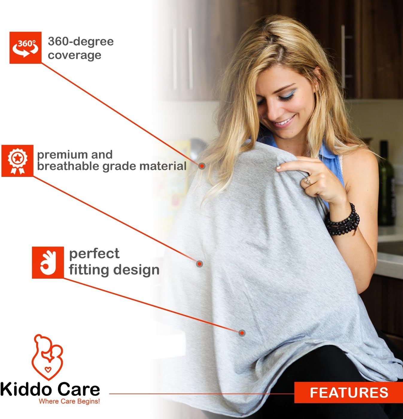 kiddo care nursing cover