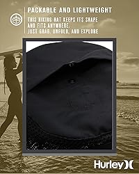 Hurley Men's Boonie Hat - Moisture Wicking and