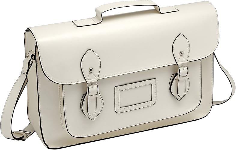 faux leather satchel
