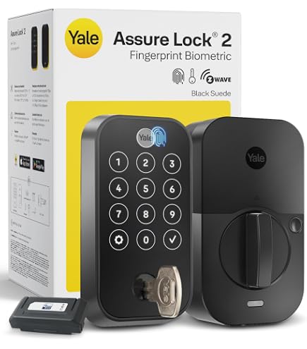 Yale Z-Wave Smart Lock Deadbolt, Keypad & Fingerprint Access