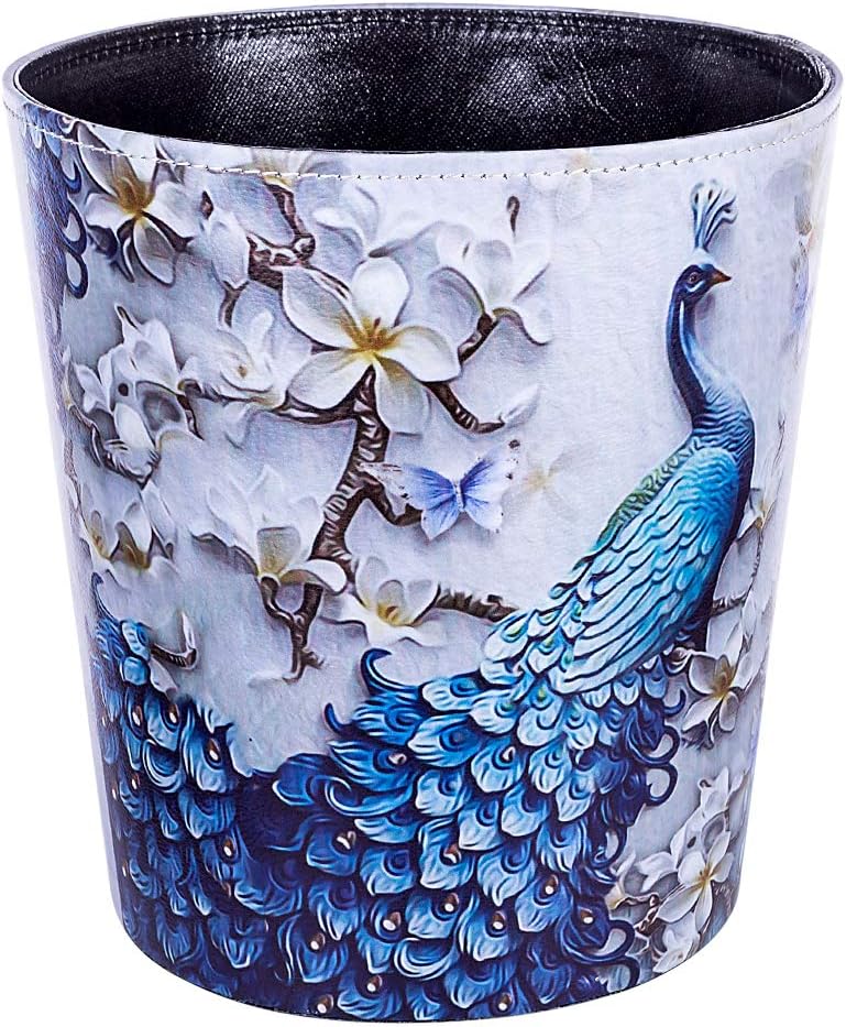 XSHION Decorative Wastebasket,10L/2.64 Gallon Trash Can