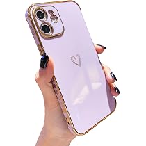 Amazon Com Lutty Compatible With Iphone 11 Case Cute Luxury Cover For Women Military Grade Camera Protection Shockproof Reinforced Corners Soft Tpu Bumper Cover Cases 6 1 Inch Candy Purple Cell Phones