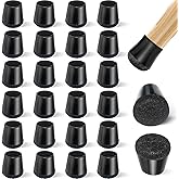 24 PCS Silicone & Felt Chair Leg Floor Protectors for Hardwood Floors - Furniture Pads, Chair Leg Covers/Cups - No Noise & Sc