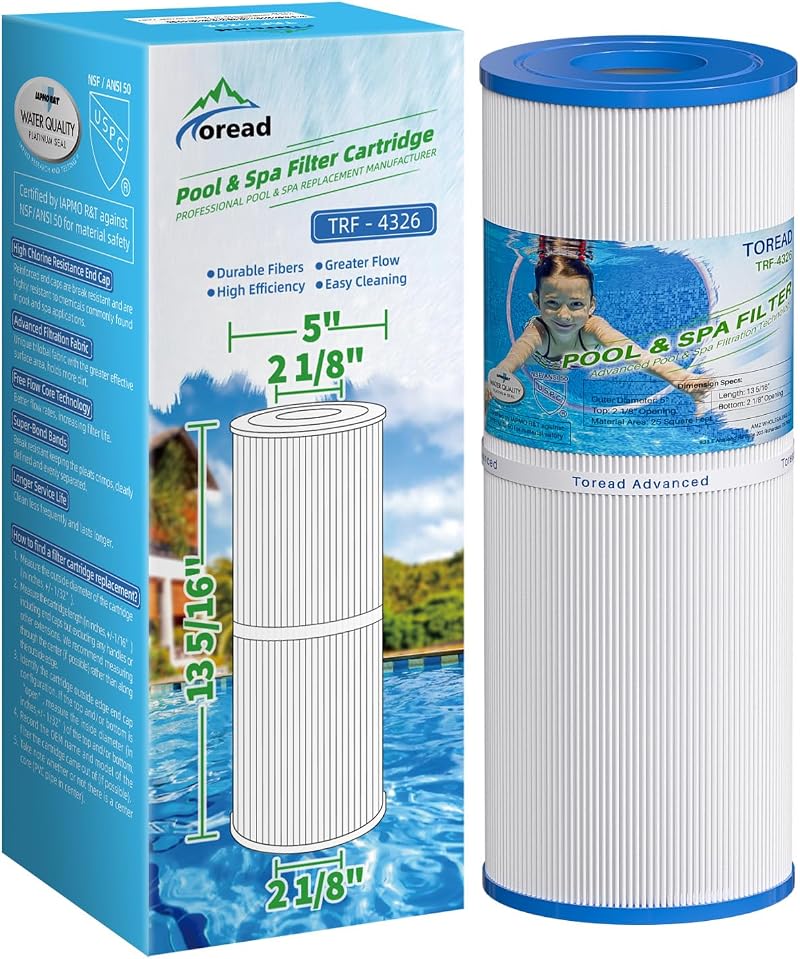 TOREAD Replacement Spa Filter PRB25-IN Unicel C-4326 FC-2375 5X13 1 Pack
