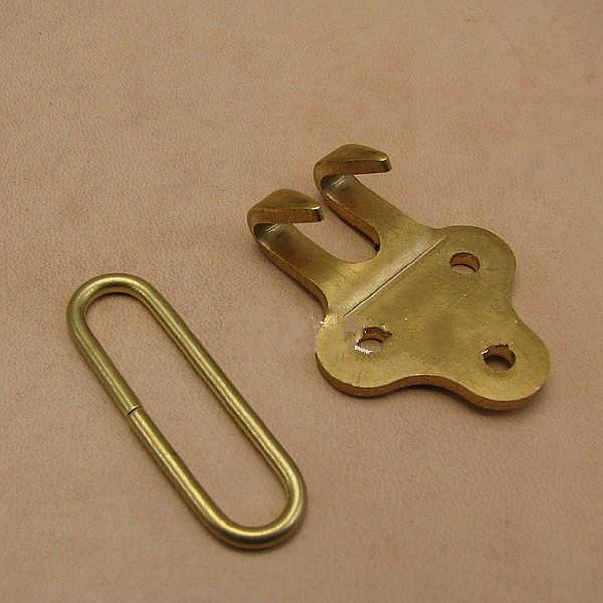 WellieSTR DIY Leathercraft Hardware Solid Brass American Western Vista