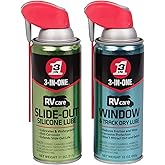 3-IN-ONE RVcare Slide Out Silicone, 11 oz. And RV Care Window & Track Dry Lube