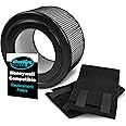 BlueBird Filters Replacement HEPA Filter & Carbon Pre Filter Kit For Honeywell 10500 (EV-10) 17000 17000-S 17005 OEM Part Number 20500 (1 HEPA + 2 Carbon Pre-Filter)