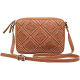 SHOMICO Small Crossbody Bag For Women - Faux Leather Phone Purse With Clear Touch Window & Charging Port, Adjustable Pink Strap - View #11