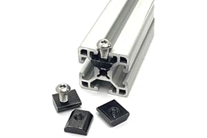 SUTTON CONCEPTS LLC Slide-in T-Nut 1/4-20 Thread (25 Pack) Compatible with 80/20 15 Series 3202 tnut 1515, 1530, 4040, 1444-25