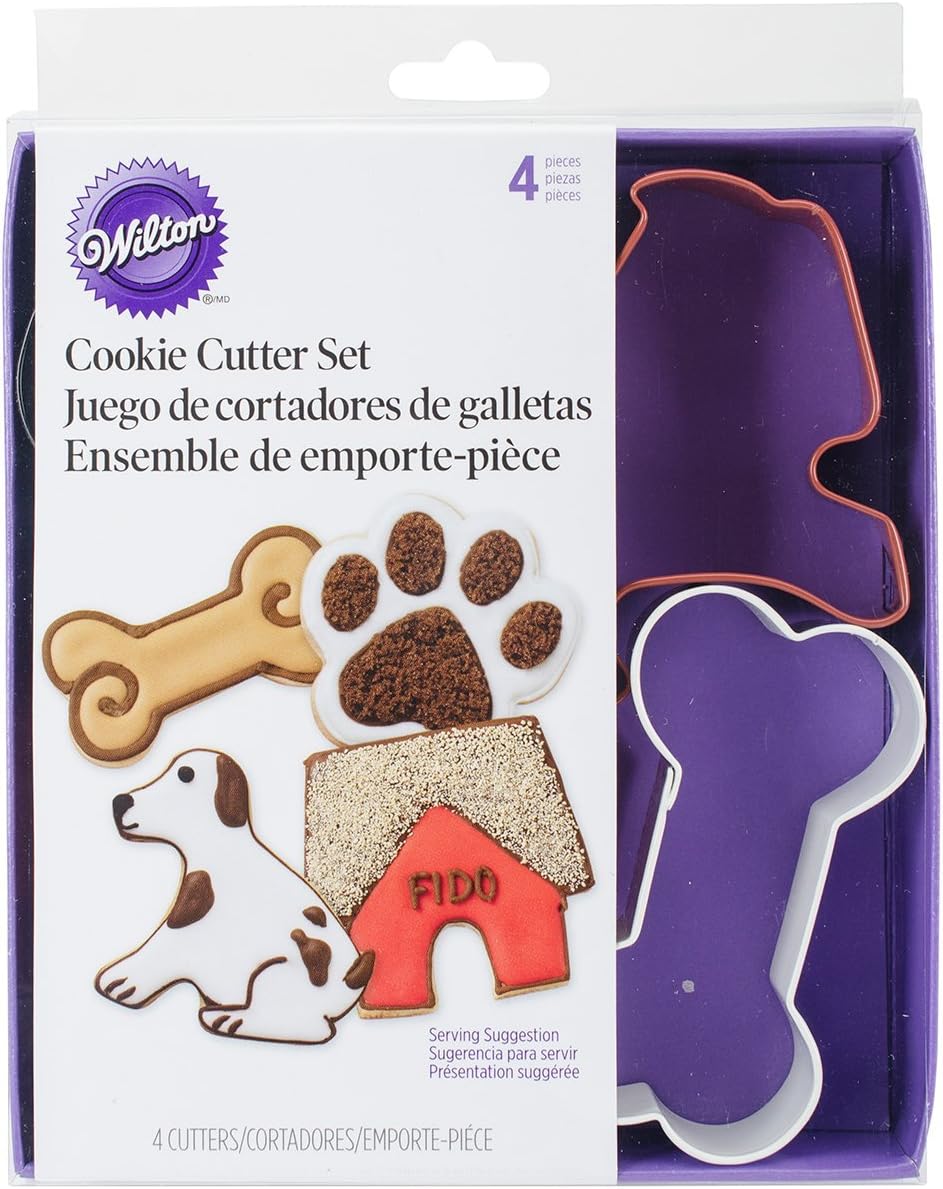 Wilton2308-0910 Four-Piece Pet Coloured Theme Set
