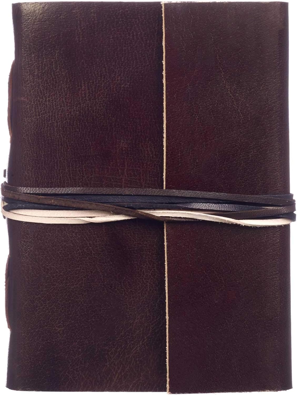 Handmade 3-String Black Leather Journal