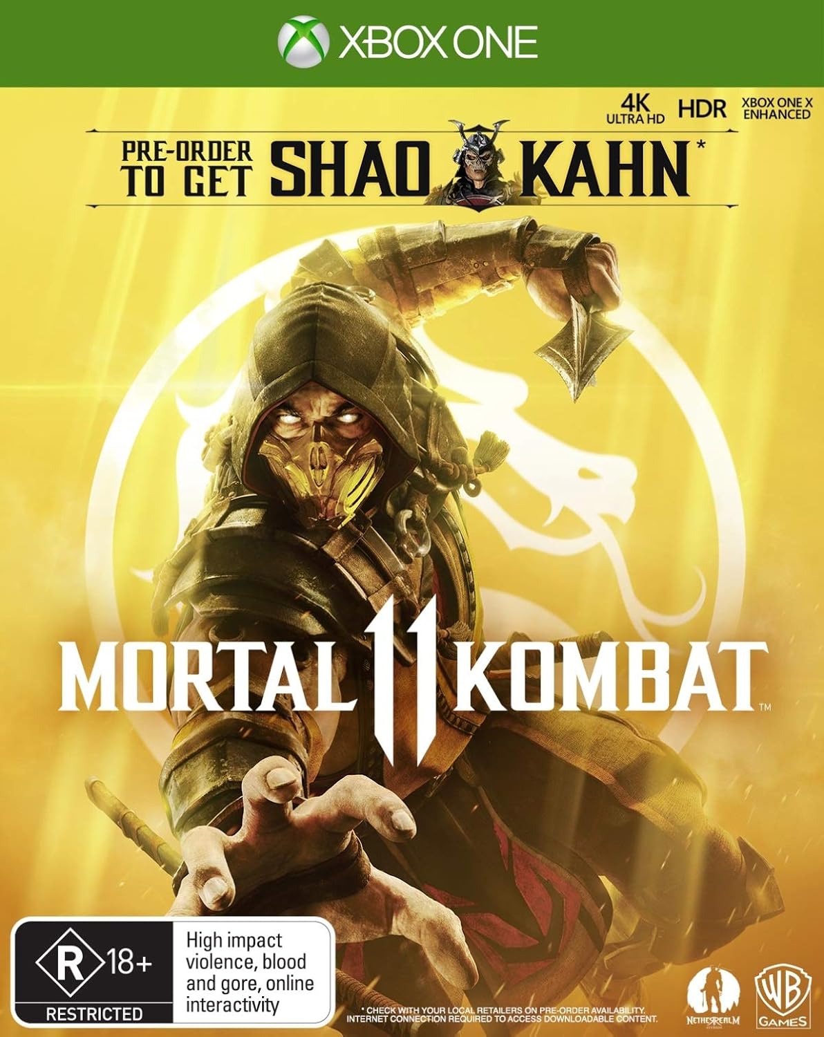 mortal kombat 11 pre order xbox one