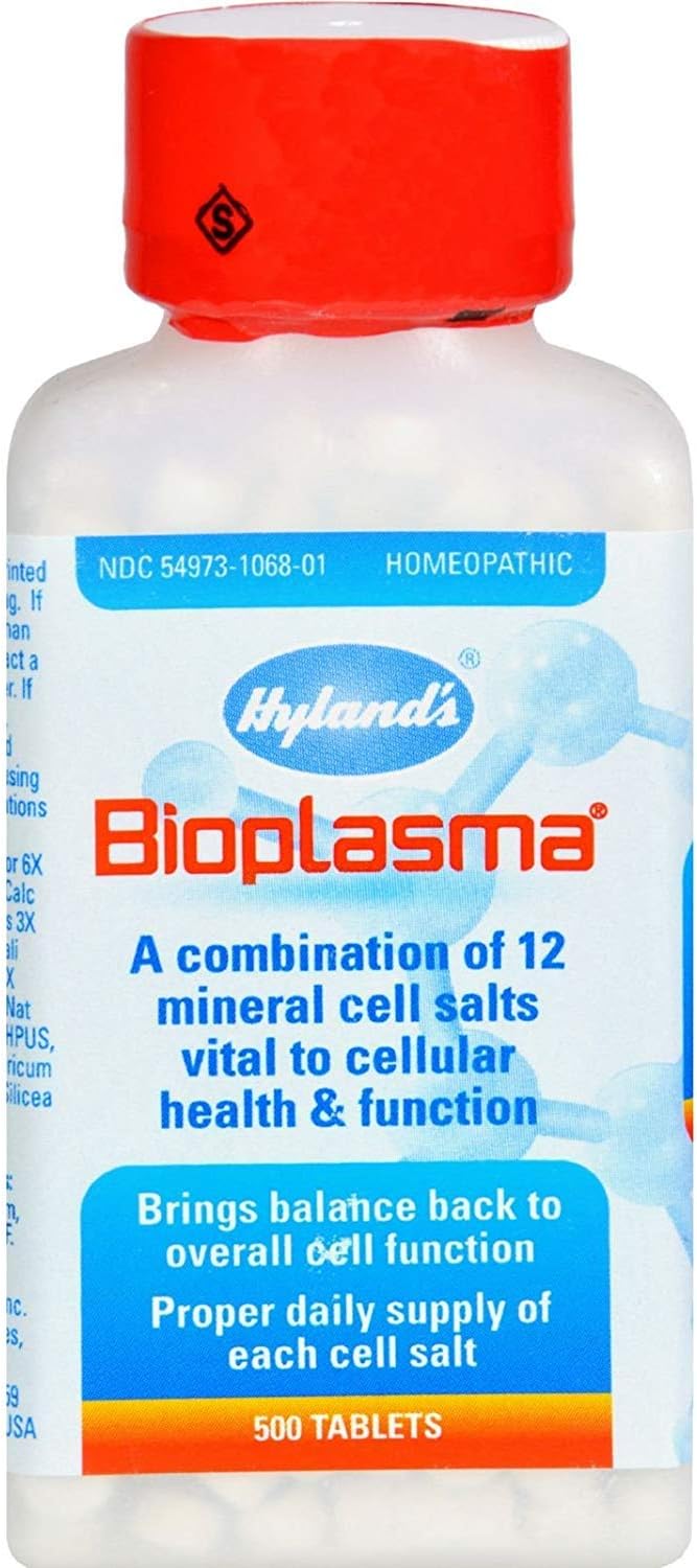 2Pack! Hylands Homeopathic Bioplasma Cell Salts - 500 Tablets