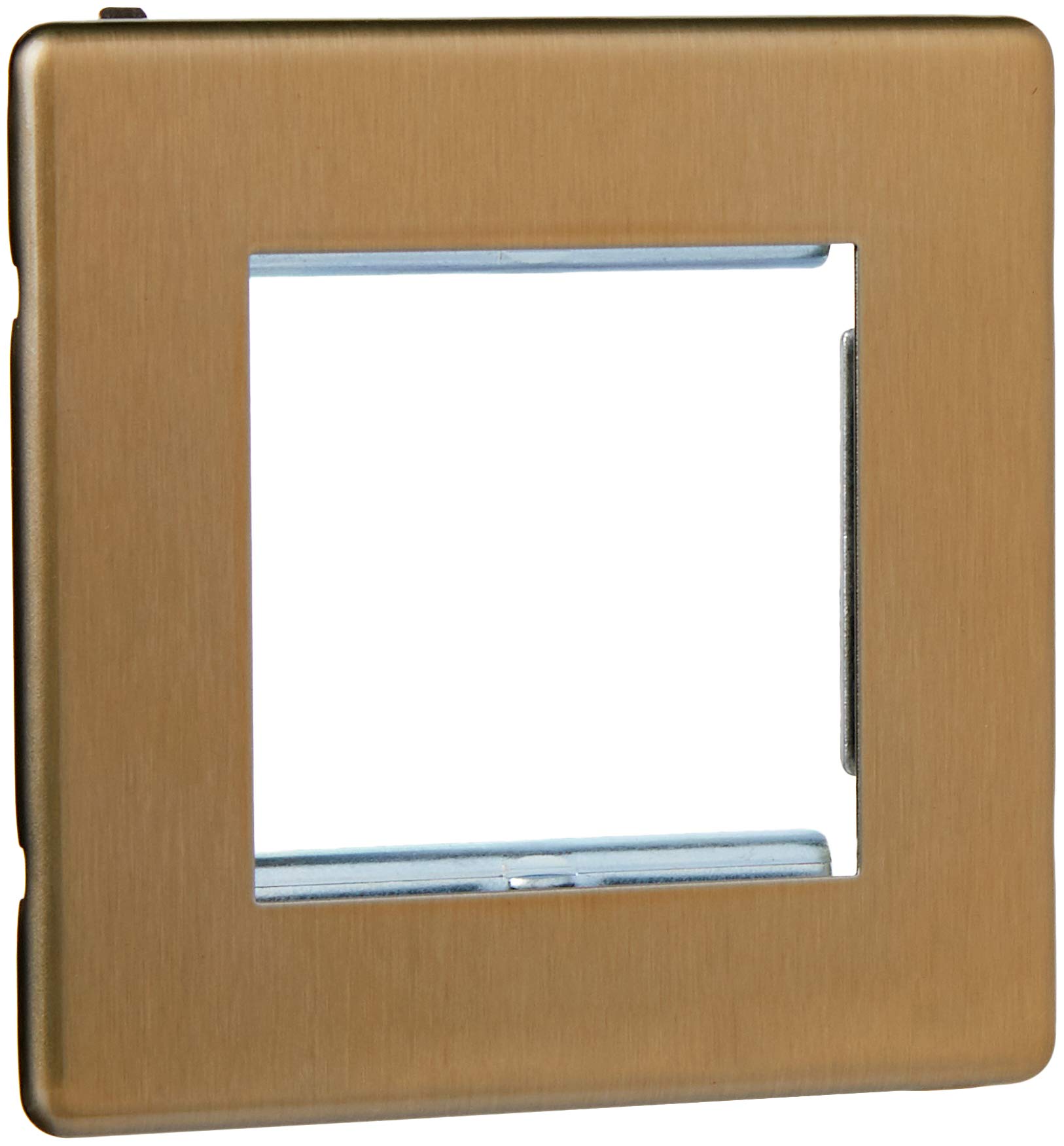 MK Aspect K24182SAG 50 x 50mm 2-Module Euro Frame - Satin Gold