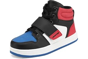 DREAM PAIRS Boys Girls High Top Sneaker LilLegends Skyhigh Basketball Shoes
