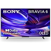 Sony 48 Inch BRAVIA 6 OLED 4K HDR Smart Google TV with Gemini (K-48A60) | Dolby Vision/Atmos, OLED Contrast, Triluminos Pro, Wide Viewing Angle, 4xHDMI 2.1, Google Cast, Free 4K movie credits