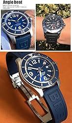 AEMALL for Breitling Watchbands 22mm 24mm Rubber