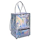 StorageWorks Grocery Cart on Wheels, Zipper Closure