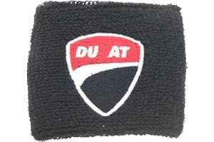 HOKTI Motorcycle Brake Reservoir Sock Compatible with 748/749/848/916/996/998/999/1198/1199/ V2 4 ST2 3 4, Streetfighter, Hypermotard, Multistrada- Reservoir Sock Cover (Black)1 Pack