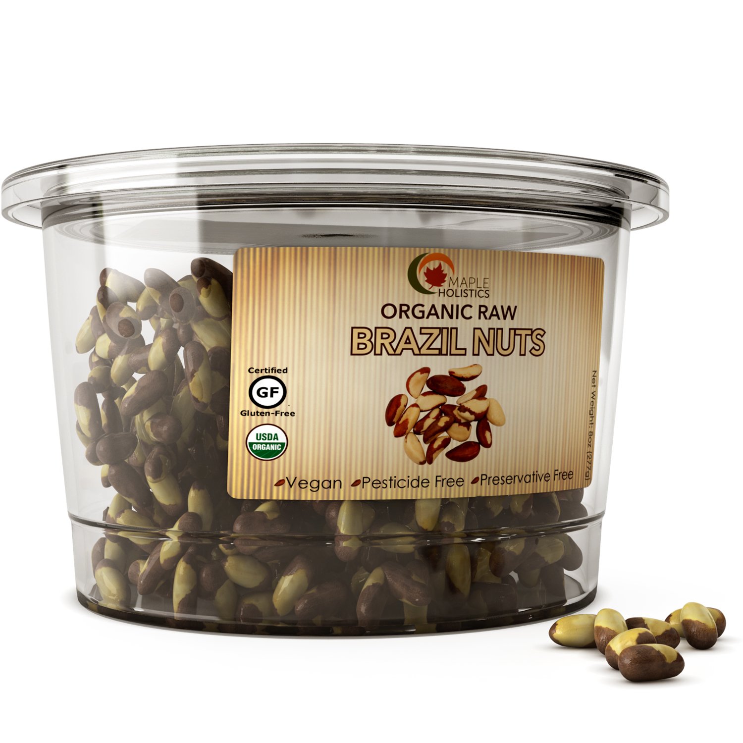 USDA Organic Brazil Nuts 100 Natural Raw Whole Brazilian Nuts