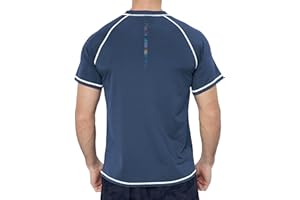 KPSUN Men's Swim Shirts Short Sleeve Quick Dry UPF 50+ Sun Protection Rash Guard Beach Fishing T Shirts