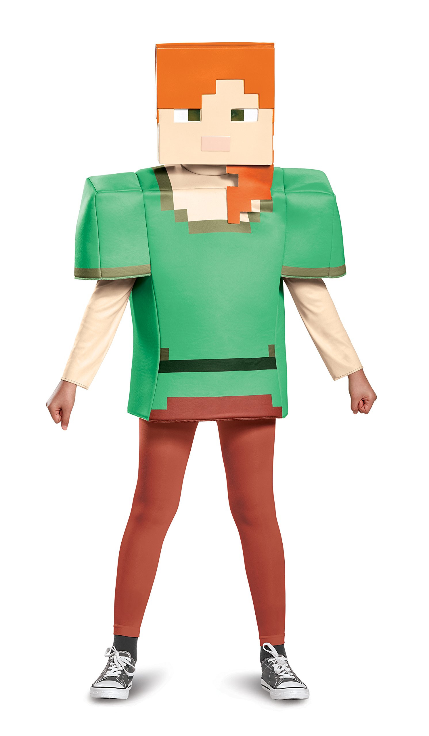 Photo 1 of Alex Classic Minecraft Costume, Multicolor, Large (10-12)