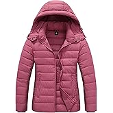 TDYPCI Women's Winter Coat Lightweight Waterproof Puffer Jacket - Quilted Short Down Coat for Women, Warm Winter Jacket