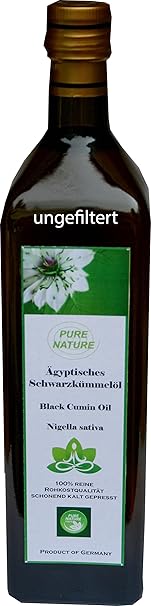 Schwarzkümmelöl PURE NATURE 1000 ml ungefiltert