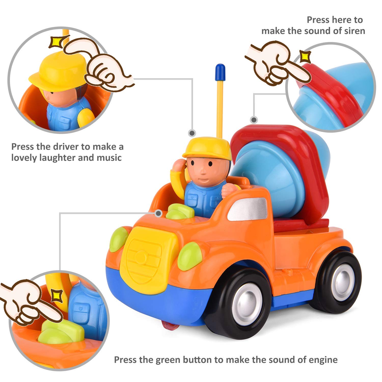 liberty imports rc cartoon car